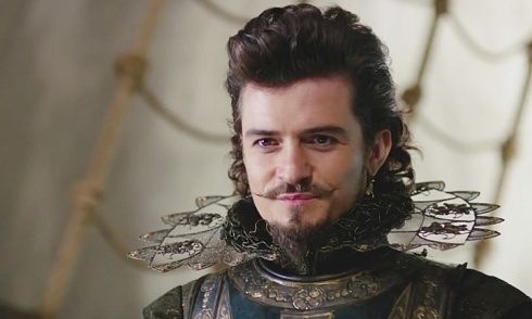 Orlando Bloom in the Three Musketeers.