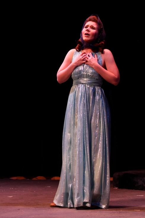 Ilia, a Trojan Princess, in the opera Idomeneo. Costume by Tyson Vick and Catey Lockhart.