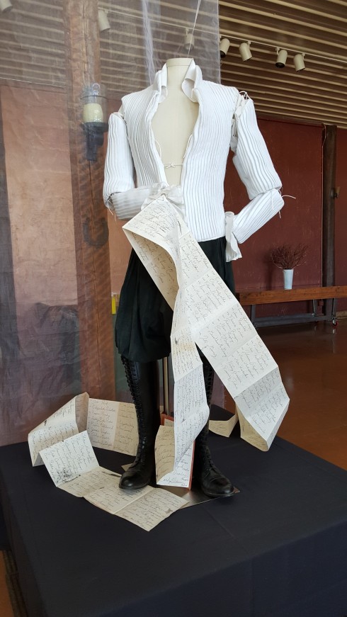 My Don Giovanni costume from the cover of the book was on display.