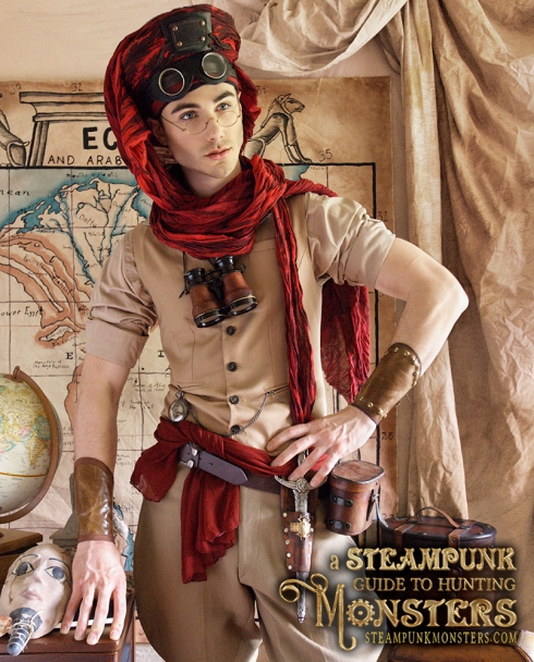 Mark Austin portrays Hargrave in A Steampunk Guide to Hunting Monsters.